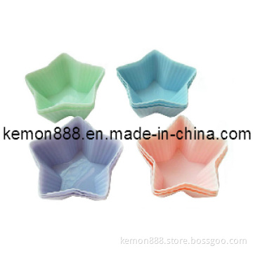 Set of 12PCS Silicon Star Cupcake Cups